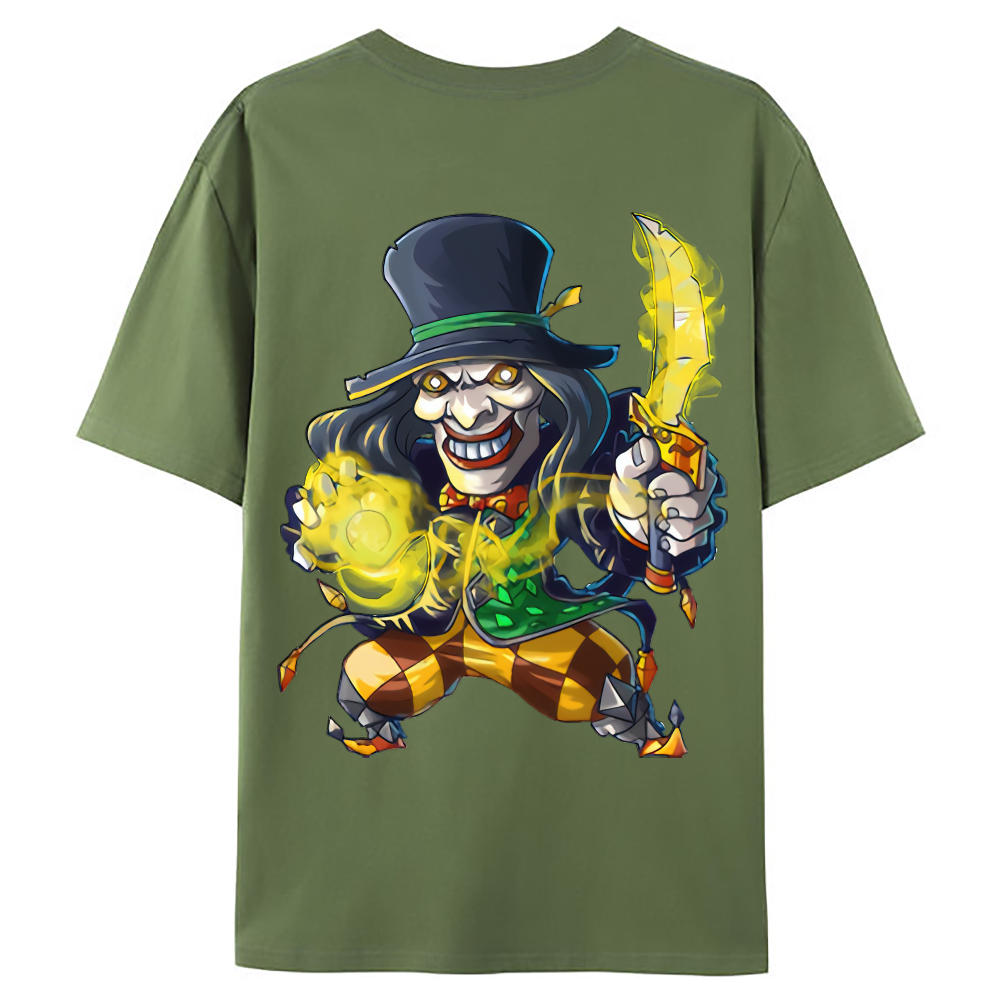 （画像用） リーグ・オブ・レジェンド League of Legends LOL 綿100％ メンズ半袖Tシャツ（バックプリント） 通気性